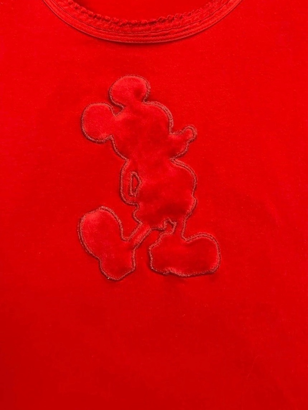 Disneyland Red Women’s Mickey Mouse 3/4 Sleeve Shirt